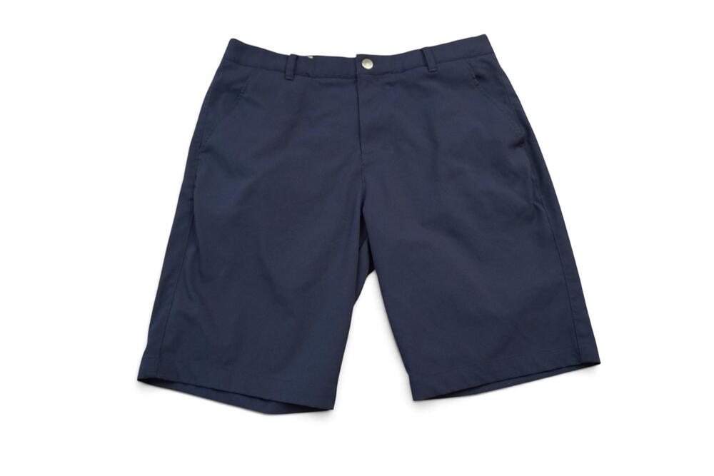 PUMA Golf Shorts Mens 34 Blue Performance Chino Twill Pockets 10" Inseam